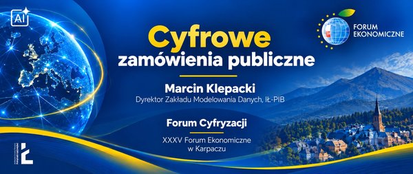 Instytut jako zaufana trzecia strona. Marcin Klepacki o cyfrowych zamówieniach publicznych na Forum Ekonomicznym w Karpaczu