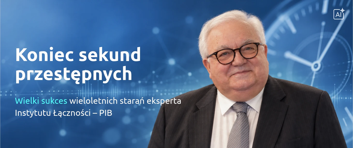 Koniec sekund przestępnych. Wielki sukces wieloletnich starań eksperta Instytutu Łączności – PIB