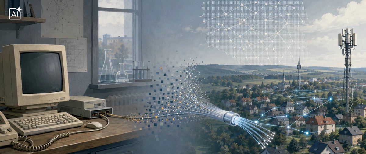Od 9600 bitów na sekundę do cyfrowej mapy kraju
